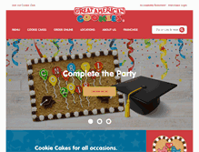 Tablet Screenshot of greatamericancookies.com